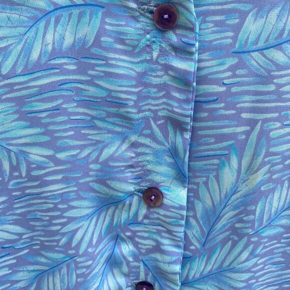 Tropical vintage woman’s top resort wear - Picture 3 of 5